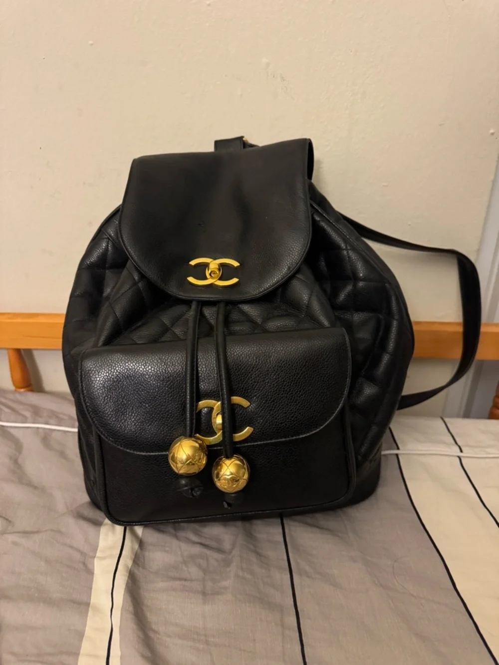 90s mini leather backpack Guess Bag Guess Mini Black Backpack 90s Vintage GUESS Black Leather Mini  Backpack Faux-leather